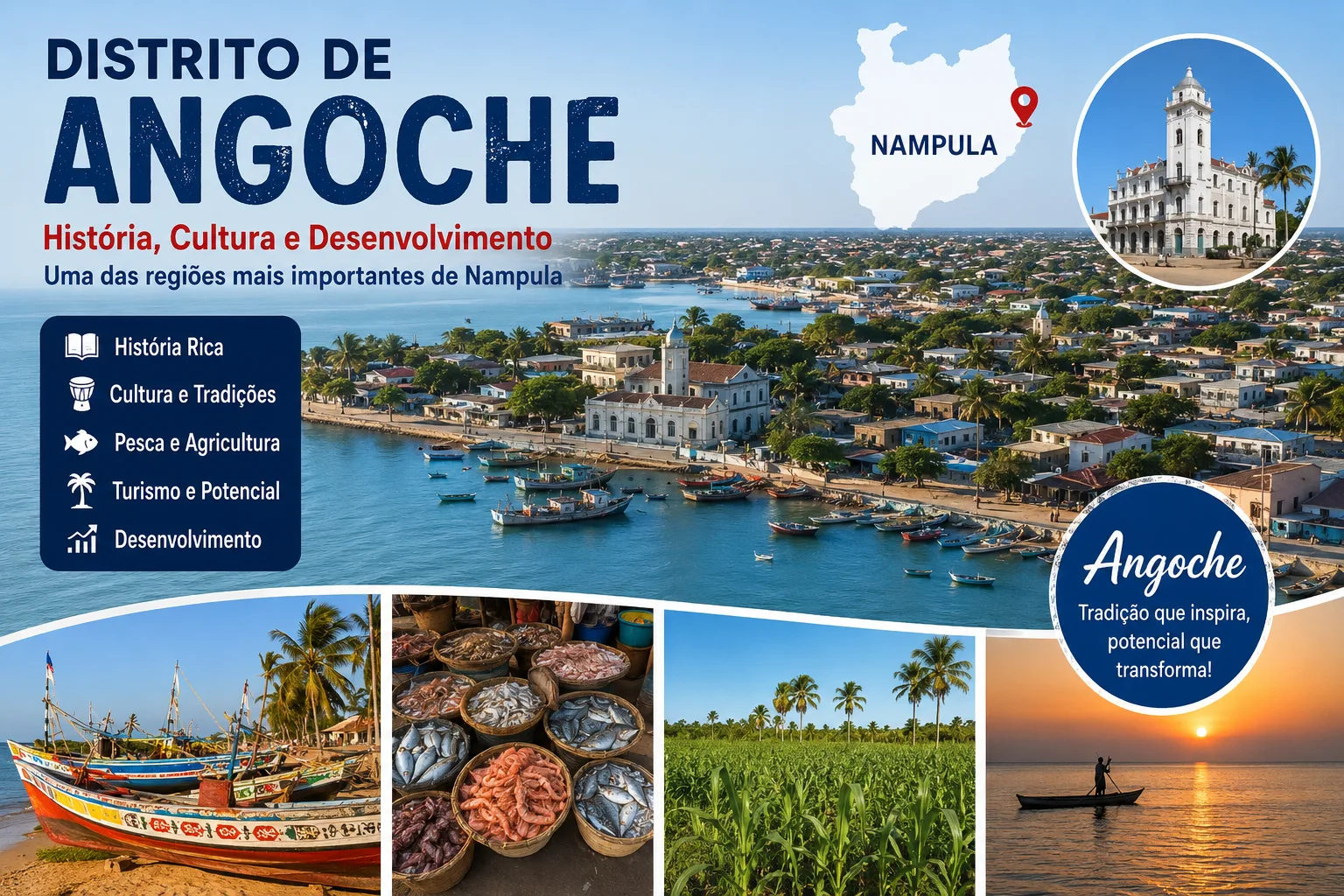 Distrito de Angoche: História, Cultura e Importância Económica em Nampula