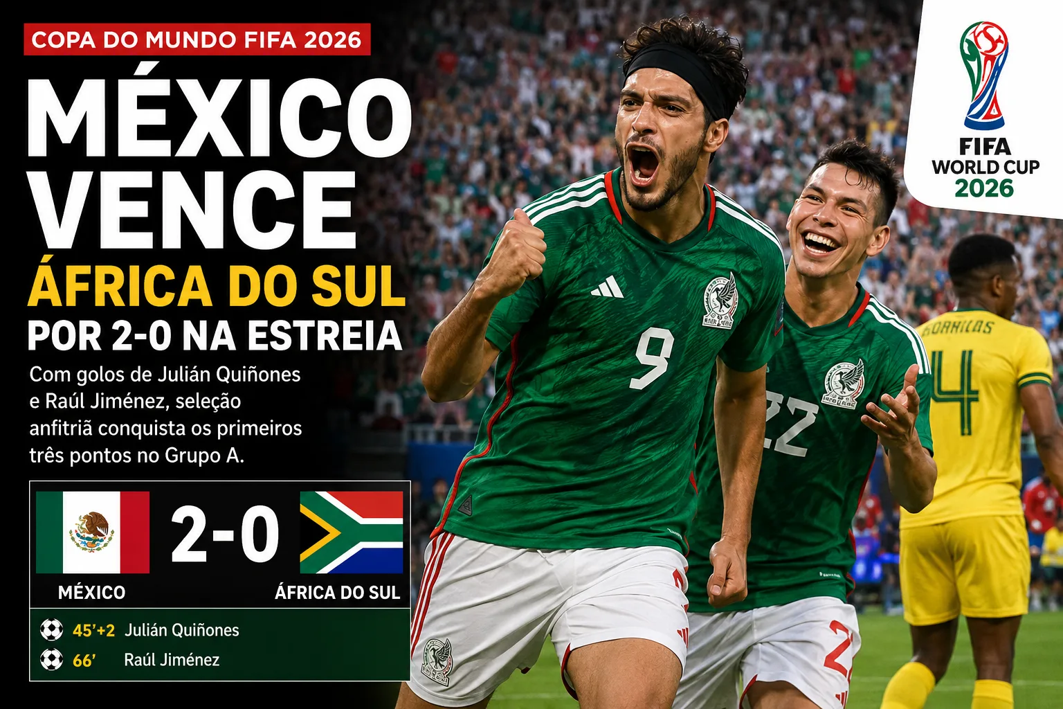 A Victoria do México no campeonato de FIFA de 2026