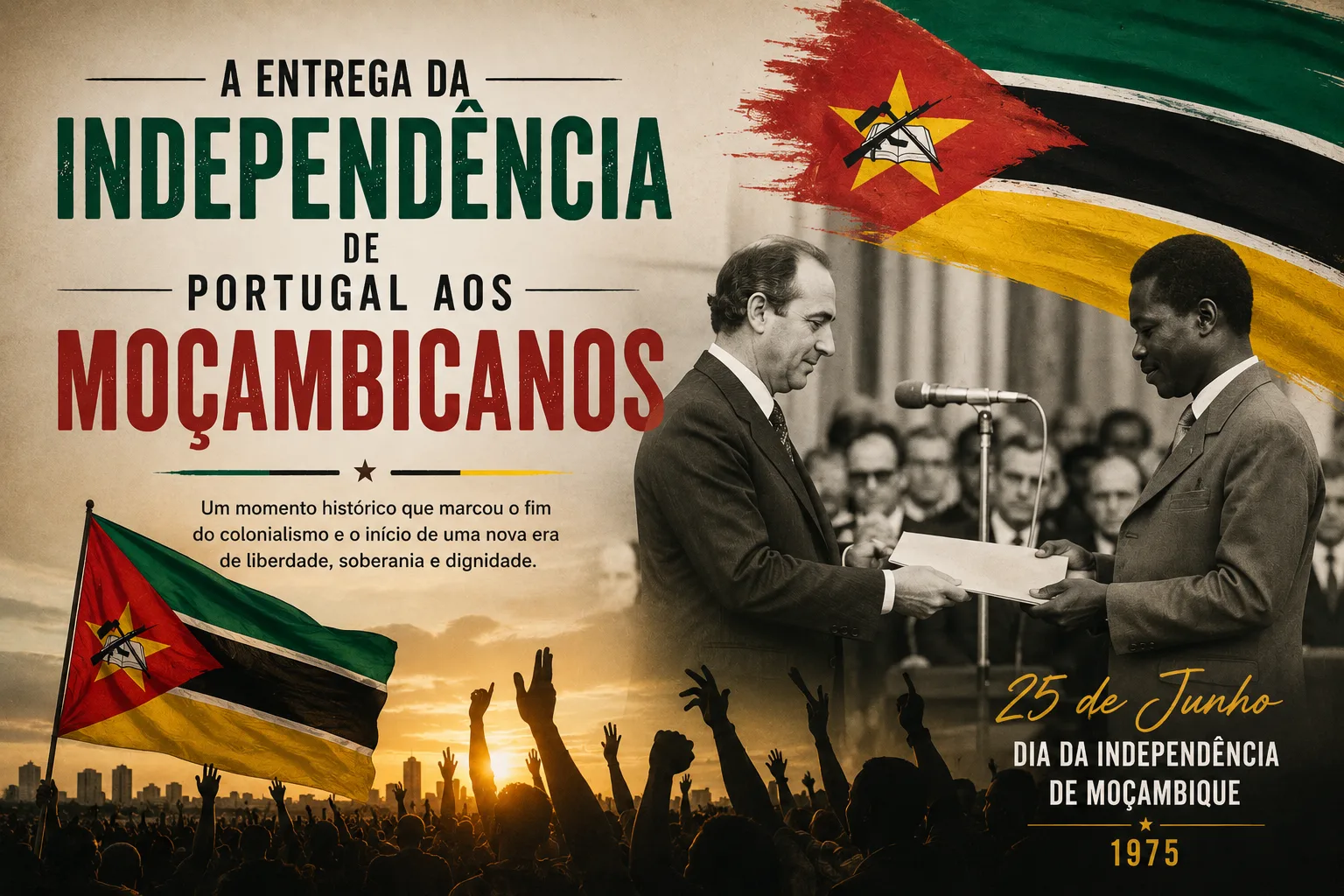 A proclamação da independência em Moçambique